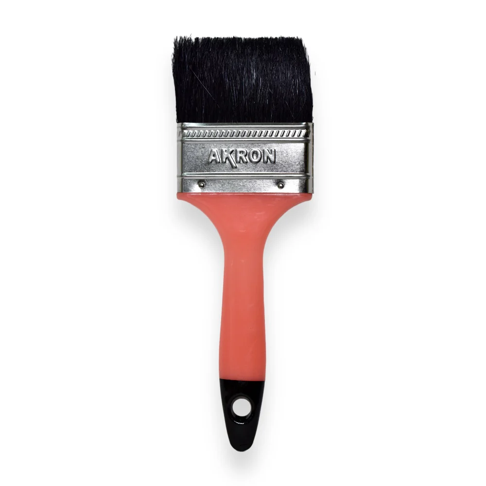 Brocha Cerda Natural Akron AKR01-04 |  Mango Plástico | 2 1/2" - Image 2