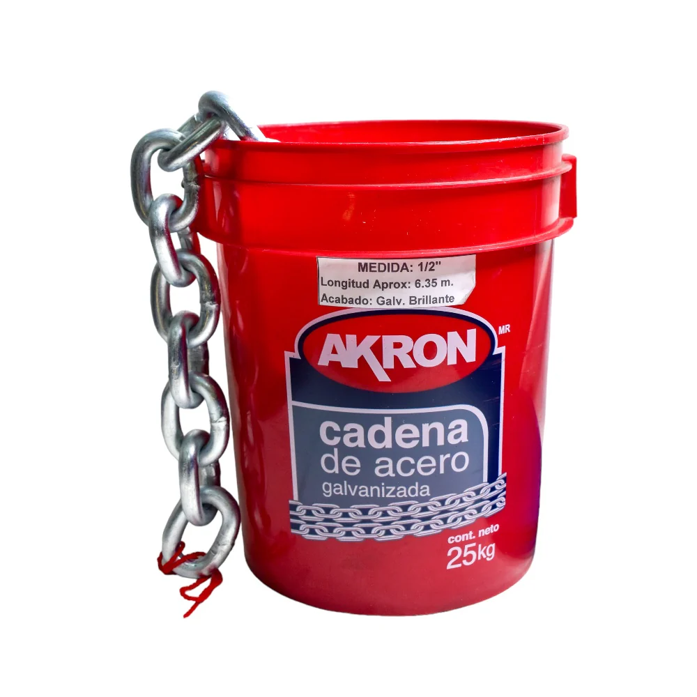 Cadena de Acero Galvanizado Akron 15-65 | Grado 30 | Electrosoldada | 1/2" - Image 3