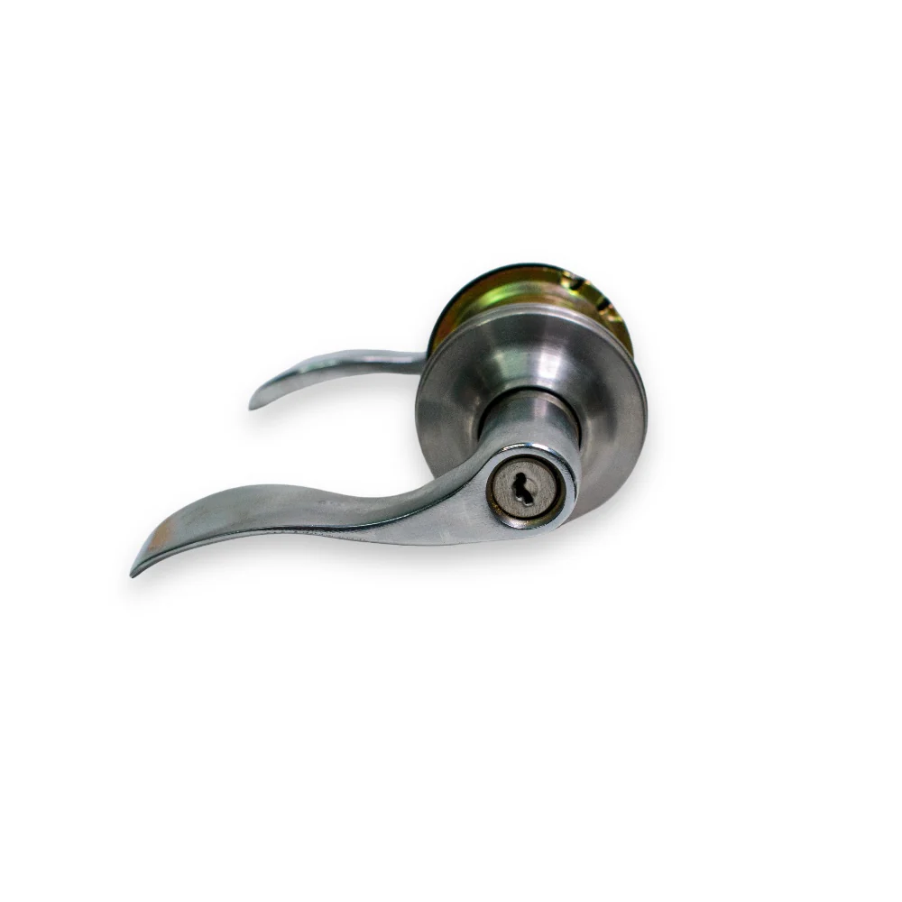 Cerradura de Manija para Recámara Bassiano Cromo Mate - Derecha - Image 2