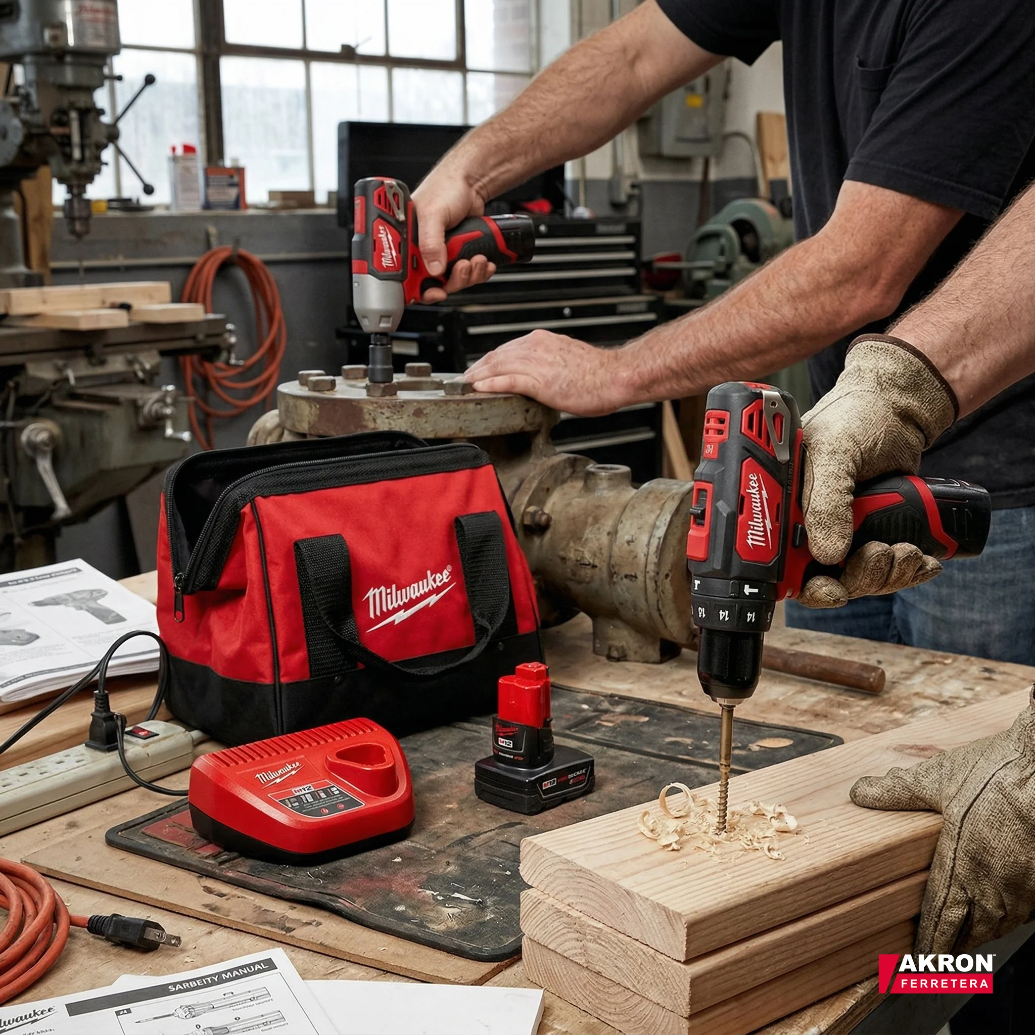 Combo Taladro y Llave de Impacto Milwaukee - Image 6