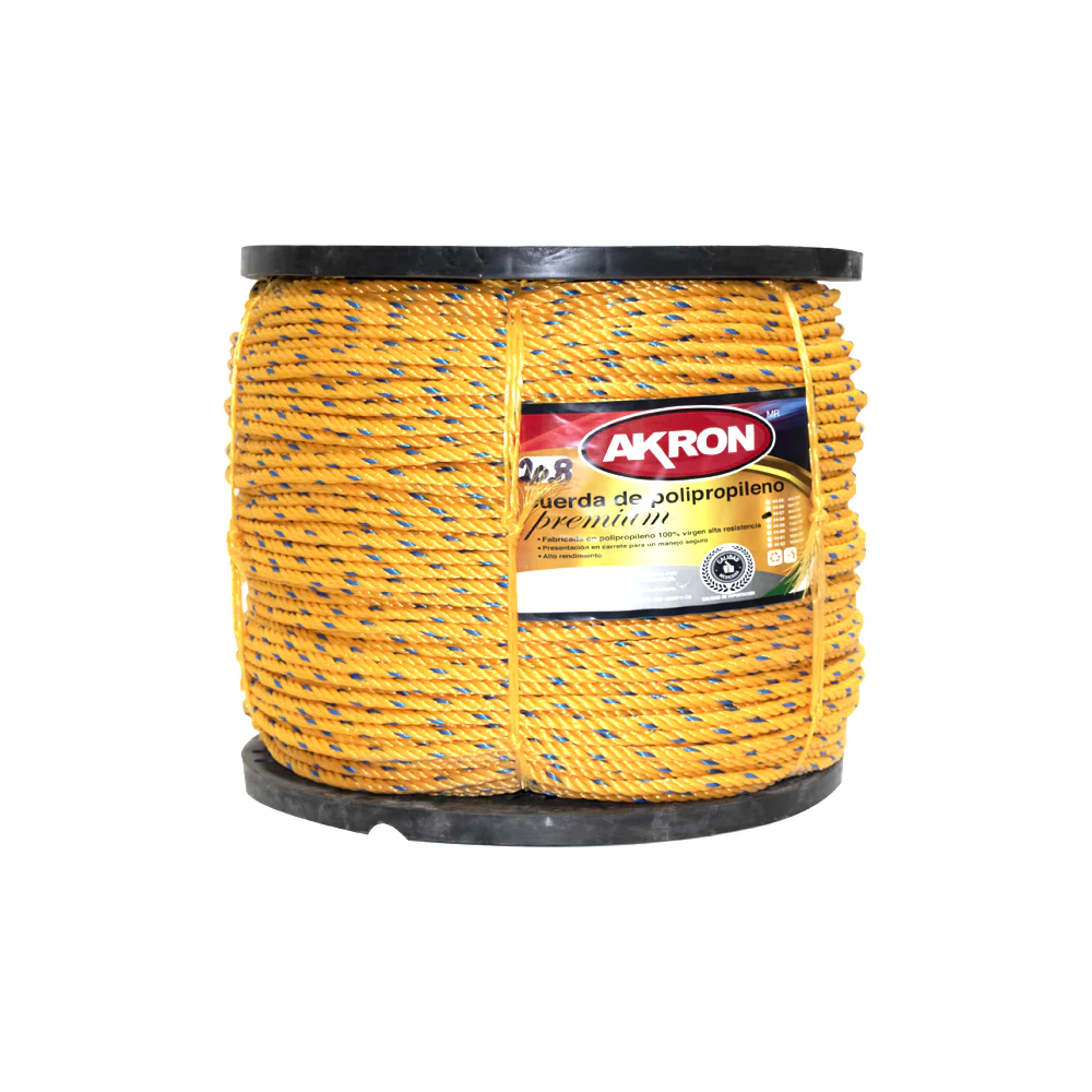 Cuerda de Polipropileno Premium Akron 44-57 |100% Virgen| 8mm |5/16 - Image 4