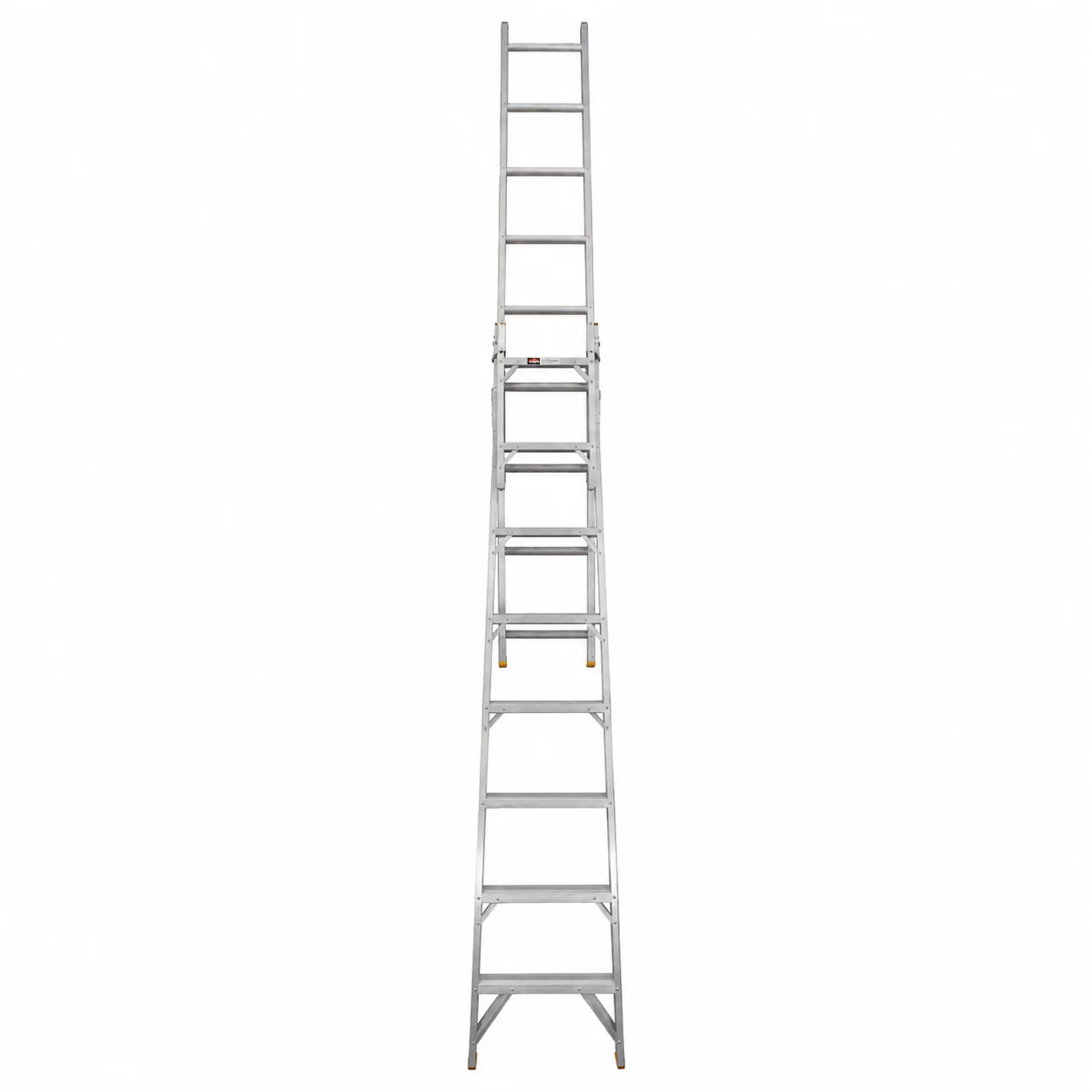 Escalera Convertible Akron 77-20 | De Aluminio | Tijera 2.61m | Extensión 4.25m | 17 Escalones | Uso Profesional | Tipo ll | Capacidad De Carga 175kg - Image 4