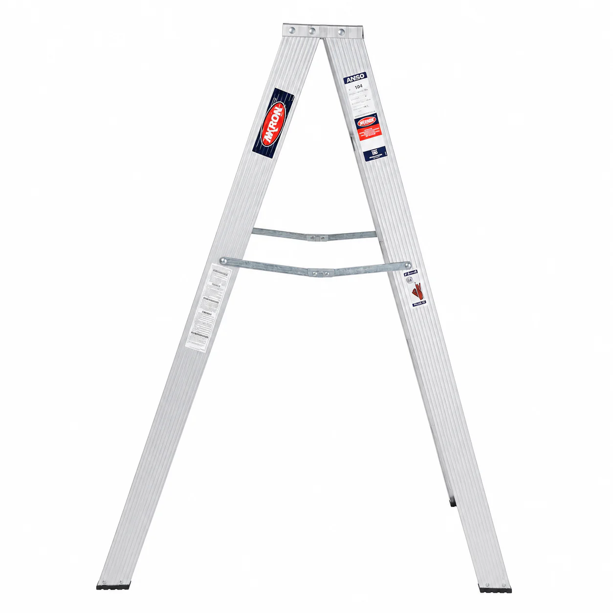 Escalera De Tijera Doble Akron 78-03 | De Aluminio | 1.22m | 6 Escalones | Uso Profesional | Tipo ll | Capacidad de Carga 175kg - Image 3