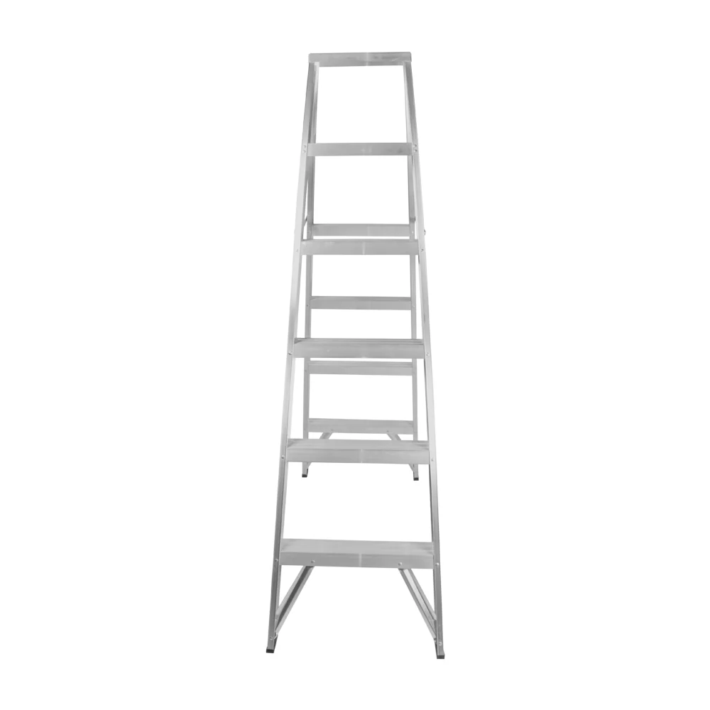 Escalera De Tijera Doble Akron 78-05 | De Aluminio | 1.83m | 10 Escalones | Uso Profesional | Tipo ll | Capacidad de Carga 175kg - Image 4