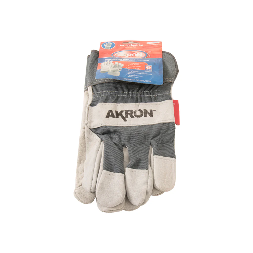 Guantes de Loneta Akron AKR77-GTC | Loneta con Carnaza - Image 2