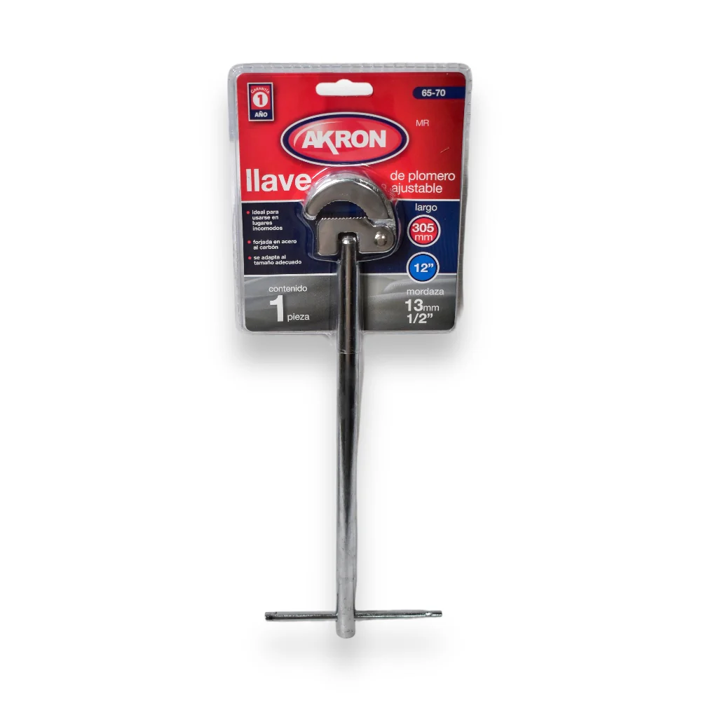 Llave de Plomero Akron 65-70 | para Gas