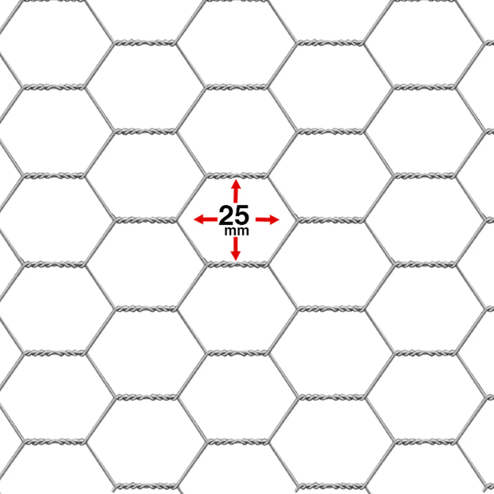 Malla Hexagonal Reforzada Akron 60-06R | Alto 1.50m | Largo 45m | Abertura 25mm | Calibre 22 - Image 2