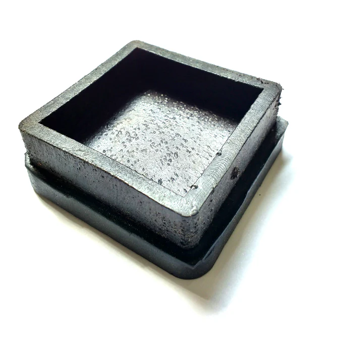 Regatón Tapón Cuadrado de Goma 1/2" a 2", Caja 100 piezas - 3/4"