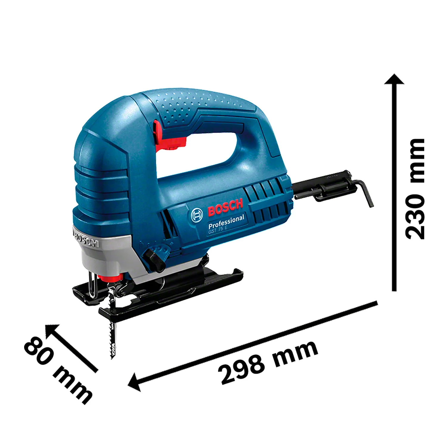 Sierra Caladora Bosch GST 75 E 710W 127V c/1 Hoja de Sierra - Image 4